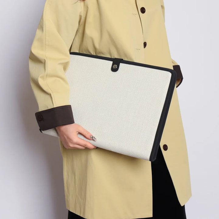 Women's Clutches Canvas Handbags High Capacity Briefcase