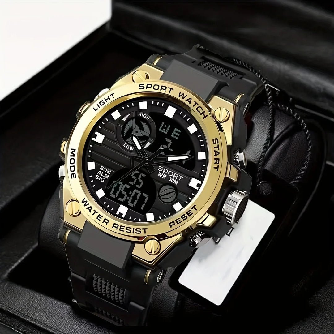 EliteTime™ – Men’s Luxury Business Watch with Calendar