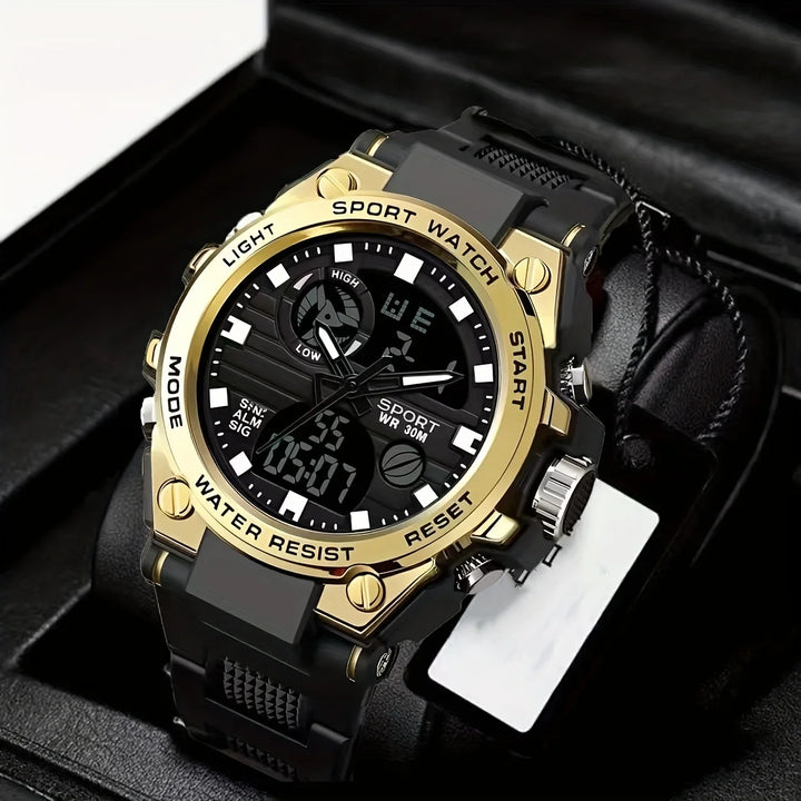 EliteTime™ – Men’s Luxury Business Watch with Calendar