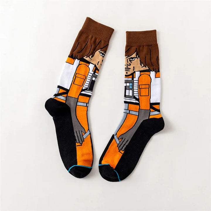 1 pair Autumn Winter Anime Socks Movie Men socks Cosplay Socks Skateboard sock Long Casual versatile Novelty Women's Socks 37-45