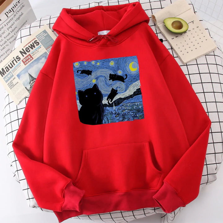 Starry Cat Hoodie