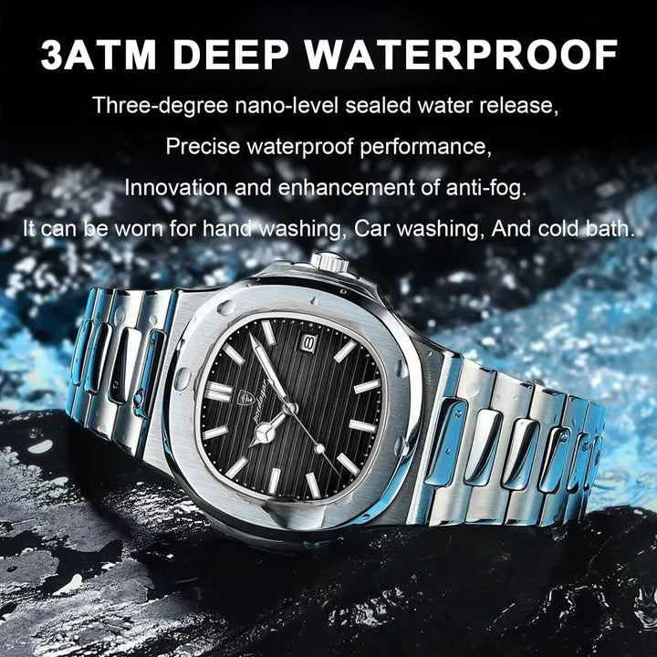 POEDAGAR Luxury Sports Watch for Men