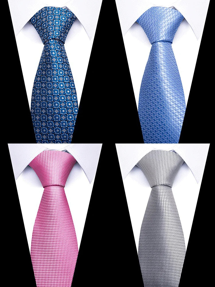 Tie Gravatas Fashion Wholesale Woven 8 cm Necktie Wedding Accessories Blue Man Dot Fit Group Party Office