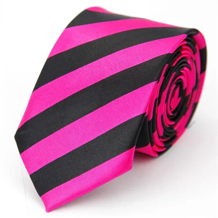 Narrow Tie for Men Women  5cm (2") Skinny Wedding Black Blue Red Pink White Purple Green Gray Piano Skull Print Slim Necktie