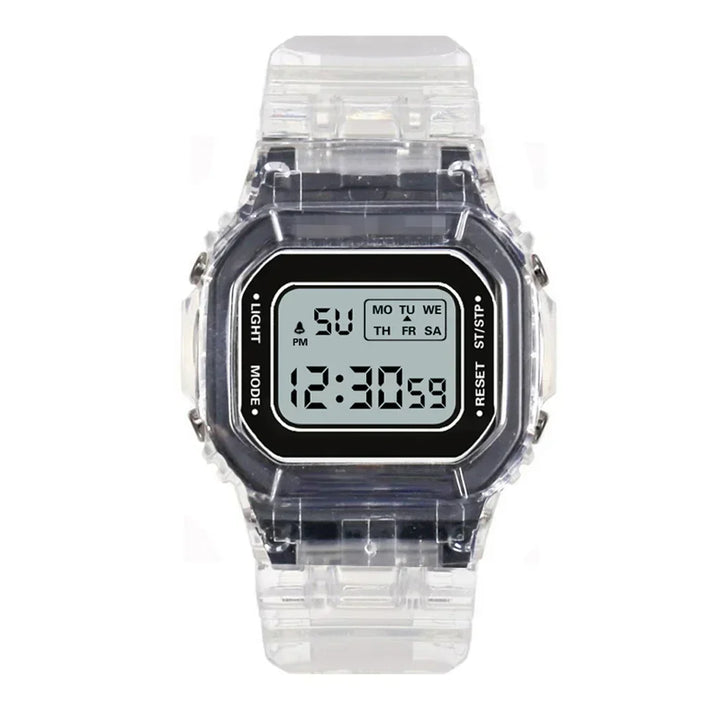 Transparent LED Sports Watch