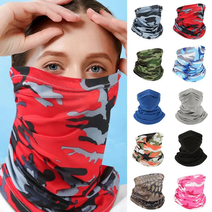 Outdoor Sport Neck Gaiter – Quick-Drying UV Scarf for Motorcycling