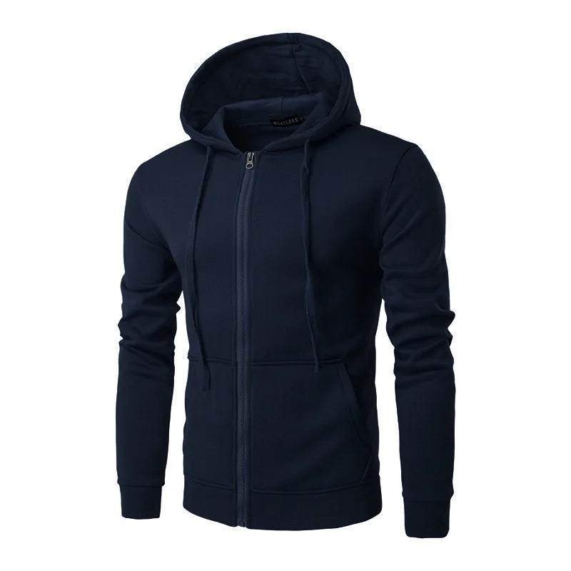 Men's Slim Fit Zip Hoodie