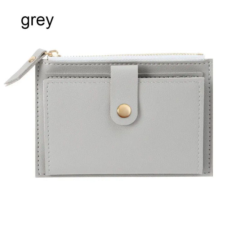 Cute Mini PU Leather Wallet – Coin Purse & Card Holder