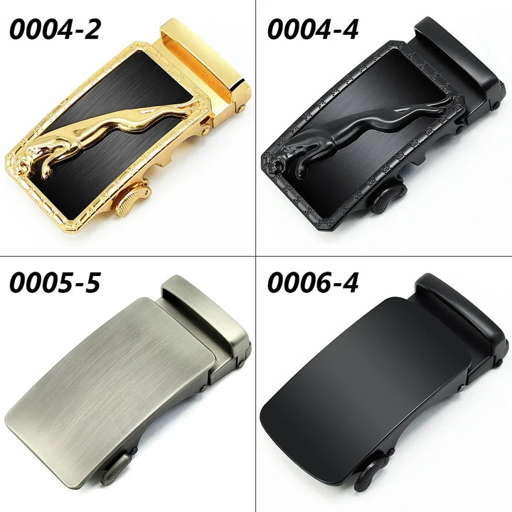 Men's Leather Belts Buckle Automatic Buckle Alloy Metal Automatic Belt Buckle High Quality Limited Fit 3.5cm Belt Accessories