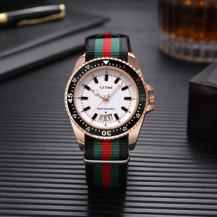 Nylon Strap Quartz Watch