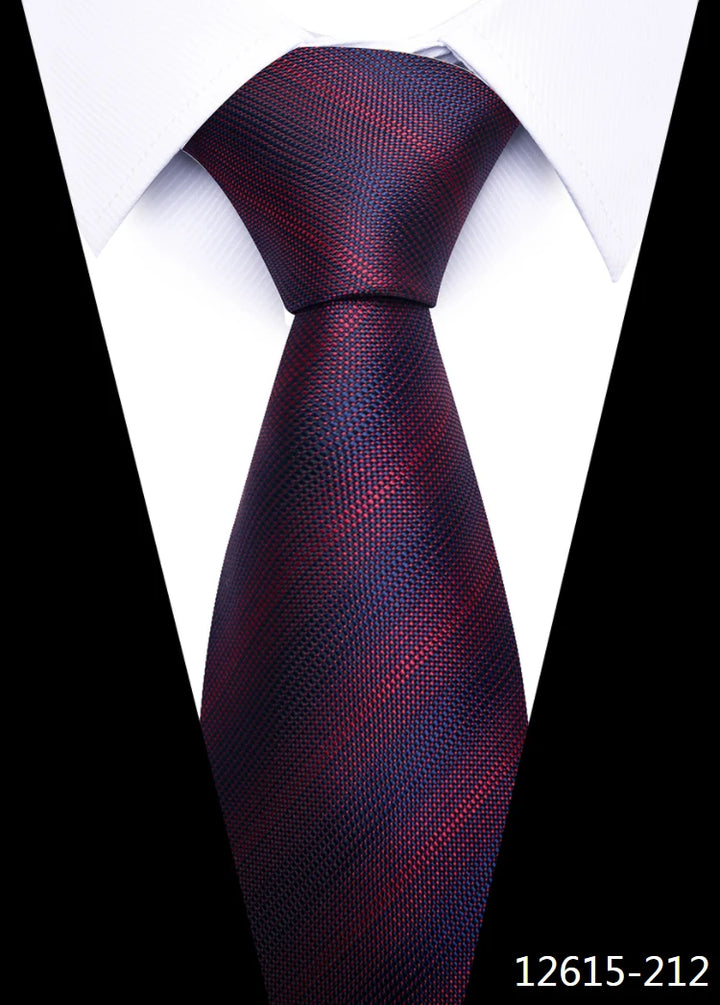 Tie Gravatas Fashion Wholesale Woven 8 cm Necktie Wedding Accessories Blue Man Dot Fit Group Party Office