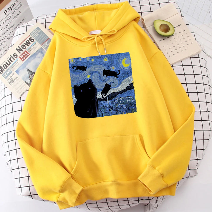 Starry Cat Hoodie