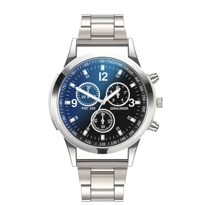 Luxury Business Watch – Men’s Stainless Steel Quartz Timepiece