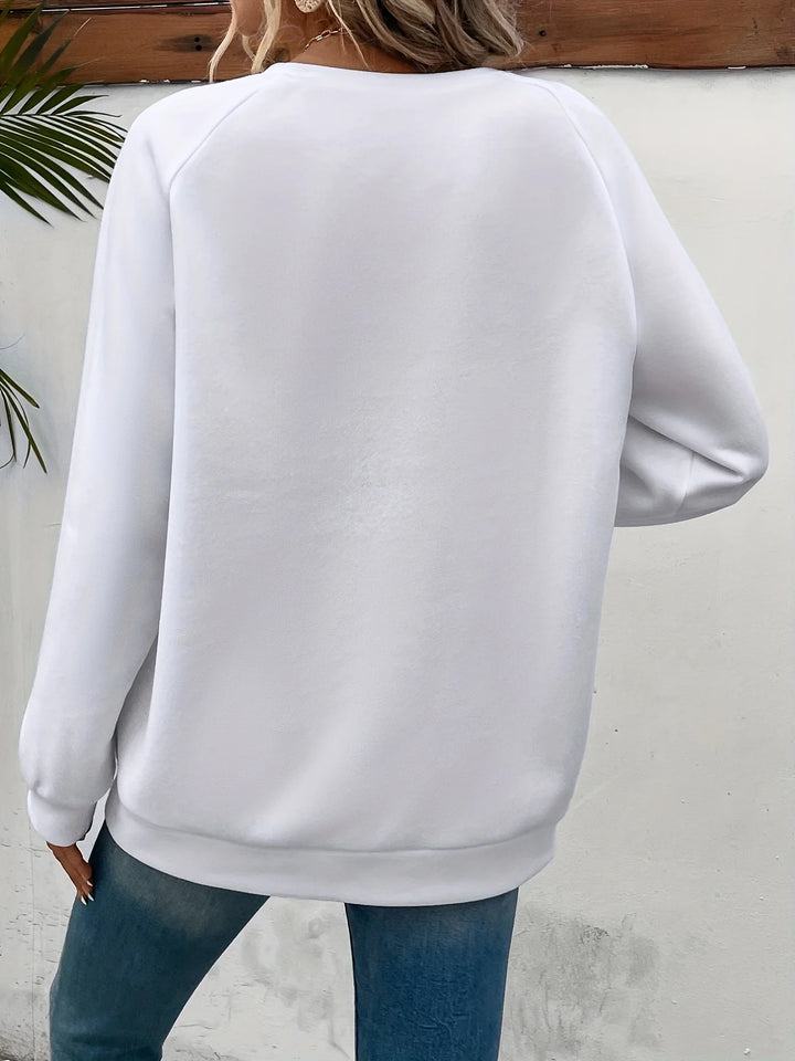 Cold" Printed Sweatshirt