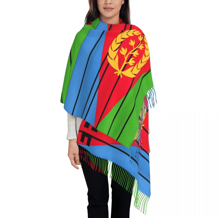 Eritrean Pride Scarf – Custom Bufanda & Holiday Wrap