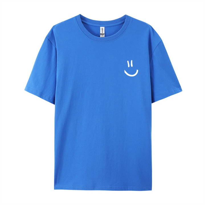Minimalist Smile Tee – Street Style Summer Top