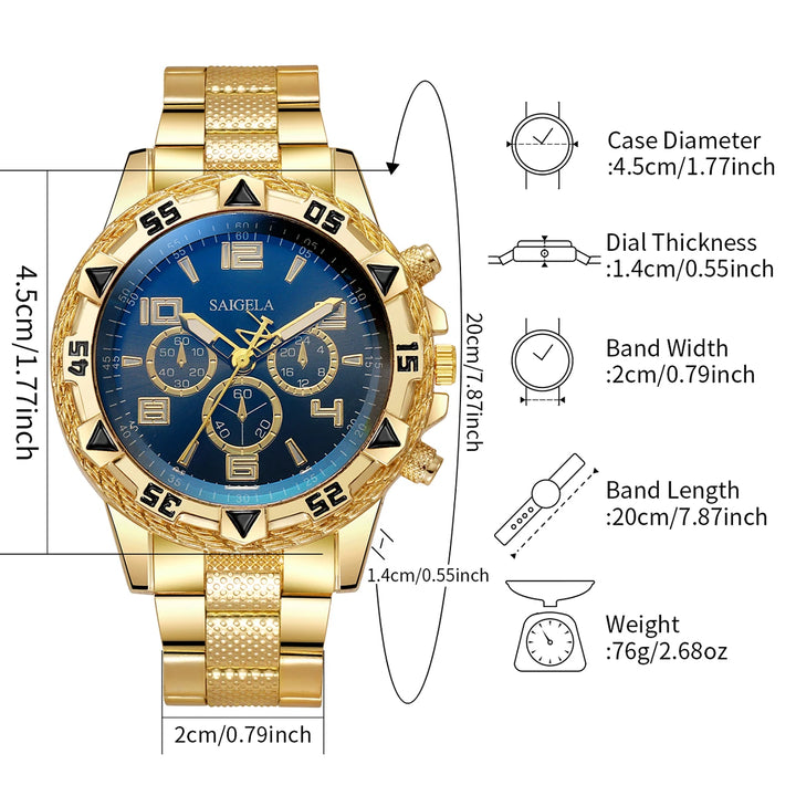 Men's Business Stainless Steel Watch