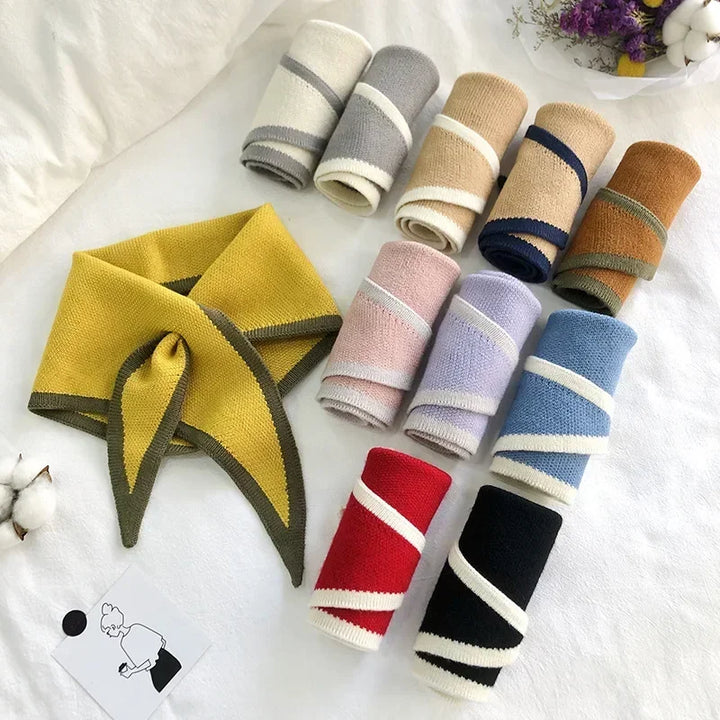 Versatile Knitted Scarf – Women’s Hair Tie & Bandana Headband