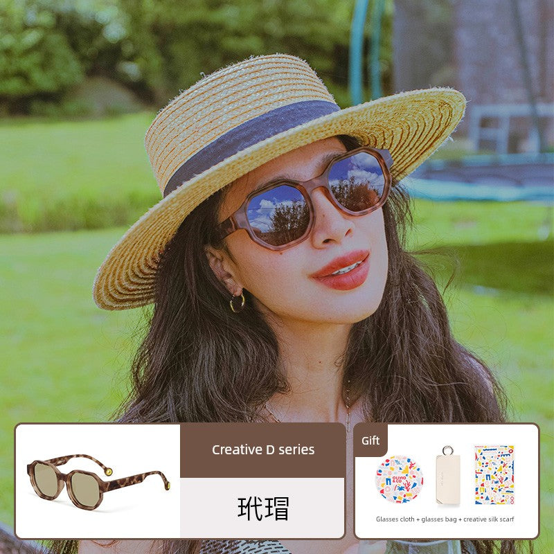 Olivioco Creative Parent-Child Eye Protection Men's and Women's Sunglasses