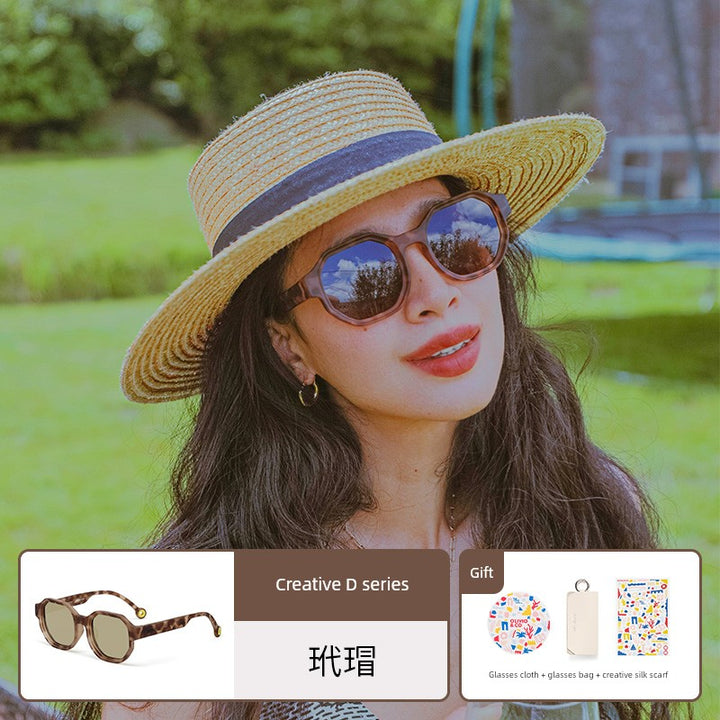 Olivioco Creative Parent-Child Eye Protection Men's and Women's Sunglasses