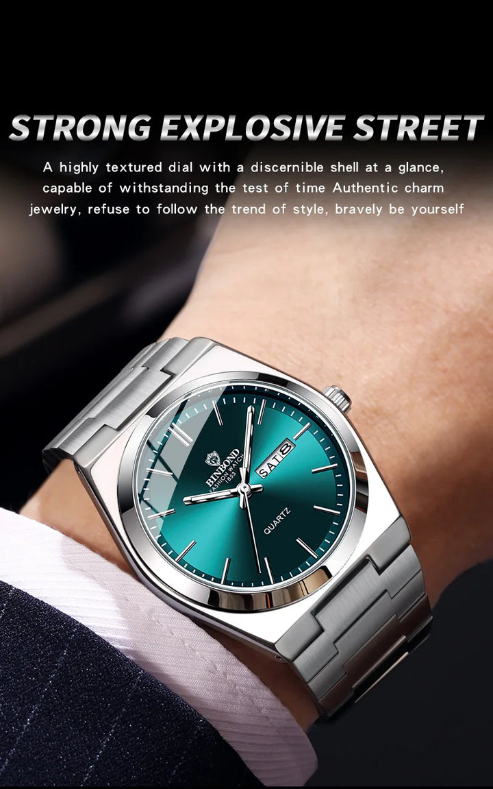 UTHAI Men's Luxury Quartz Watch