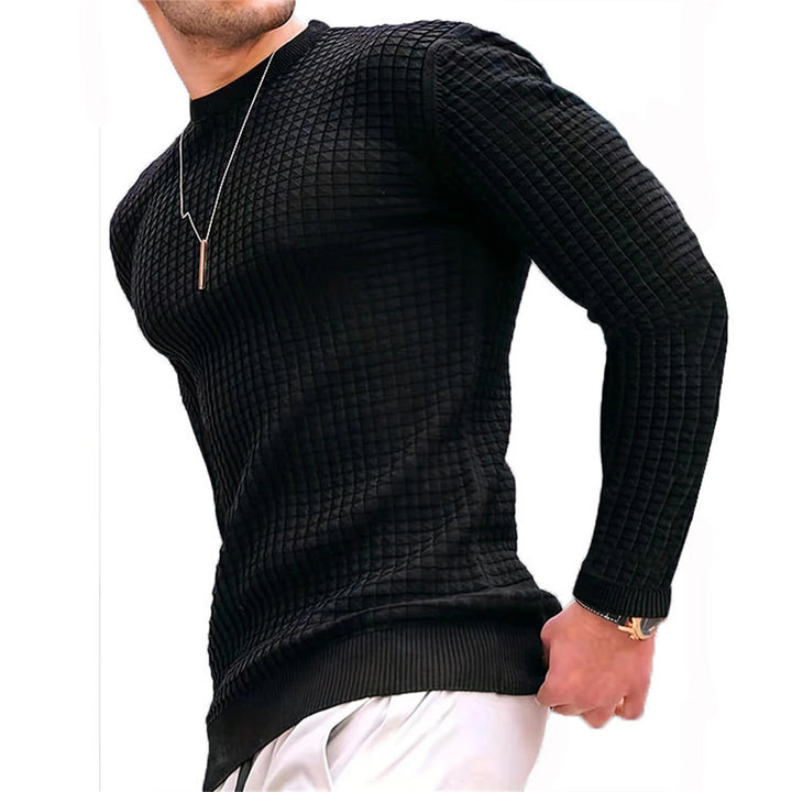 Men's Waffle Check Hoodie
