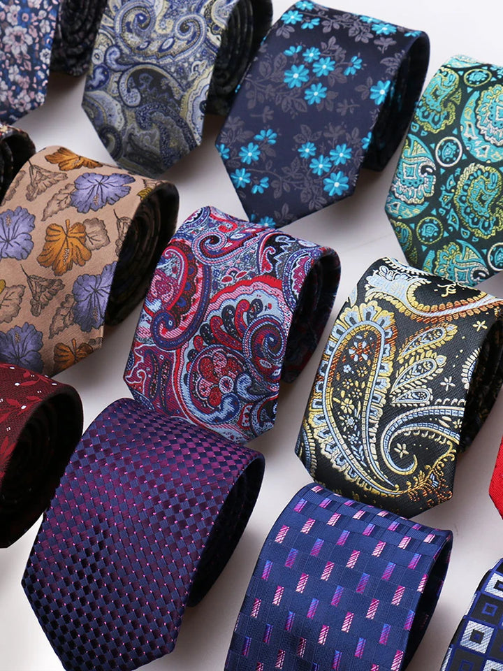 Tie For Men Business Luxury Fashion Necktie Navy Blue 4pcs Set Tie Clip Cufflinks Pocket Square Wedding Suit Accessories Gravata