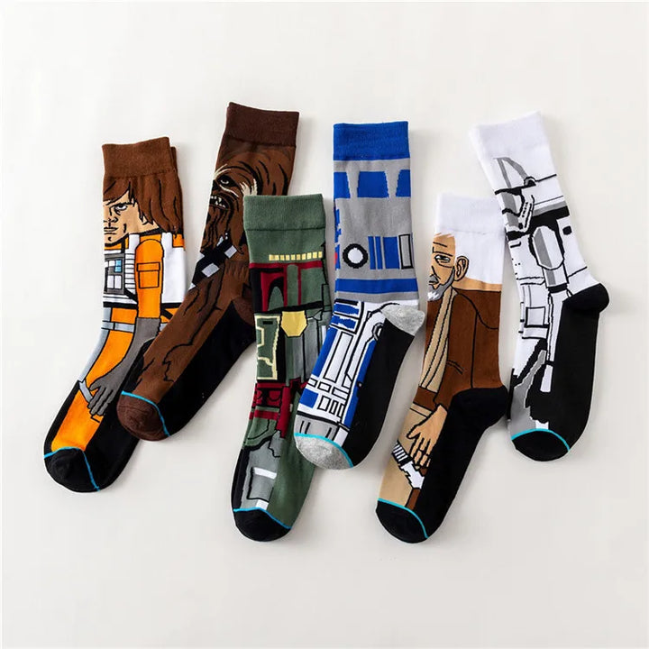 1 pair Autumn Winter Anime Socks Movie Men socks Cosplay Socks Skateboard sock Long Casual versatile Novelty Women's Socks 37-45