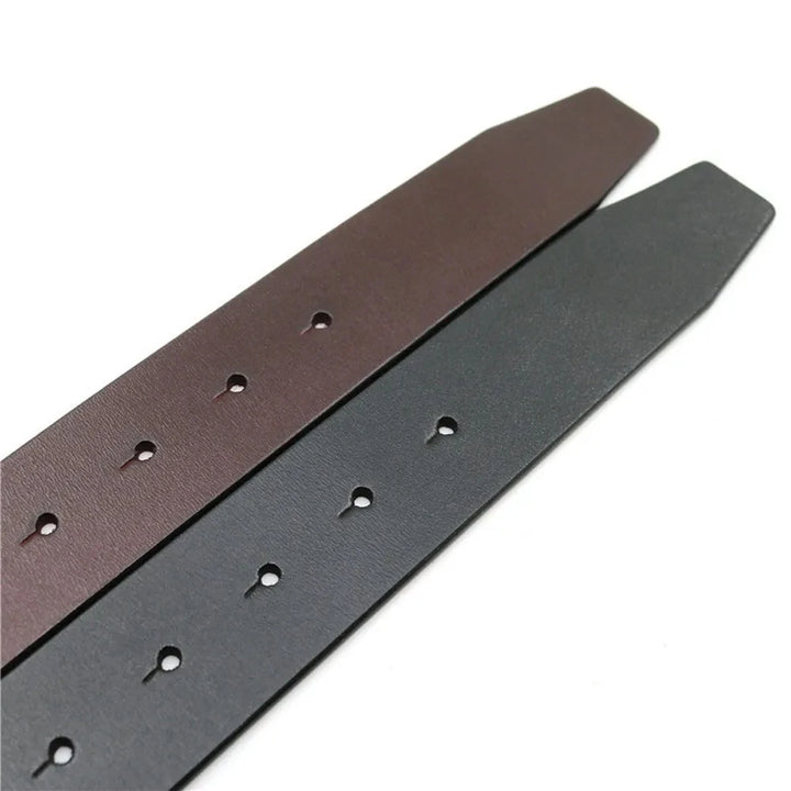 Luxury Brand Designer Men Belts Genuine Leather Black Brown Waist Strap with Prints Buckle Head