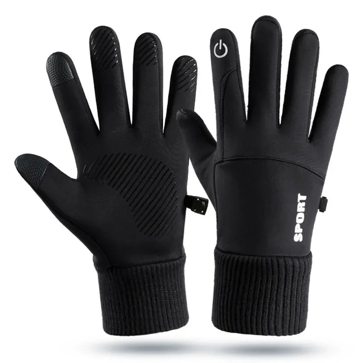 Gloves Waterproof Windproof Cold Resistant Warm Gloves Full finger gloves winter padded Touch Screen Outdoor Riding Gloves