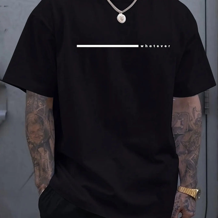 Whatever Print Cotton T-Shirt