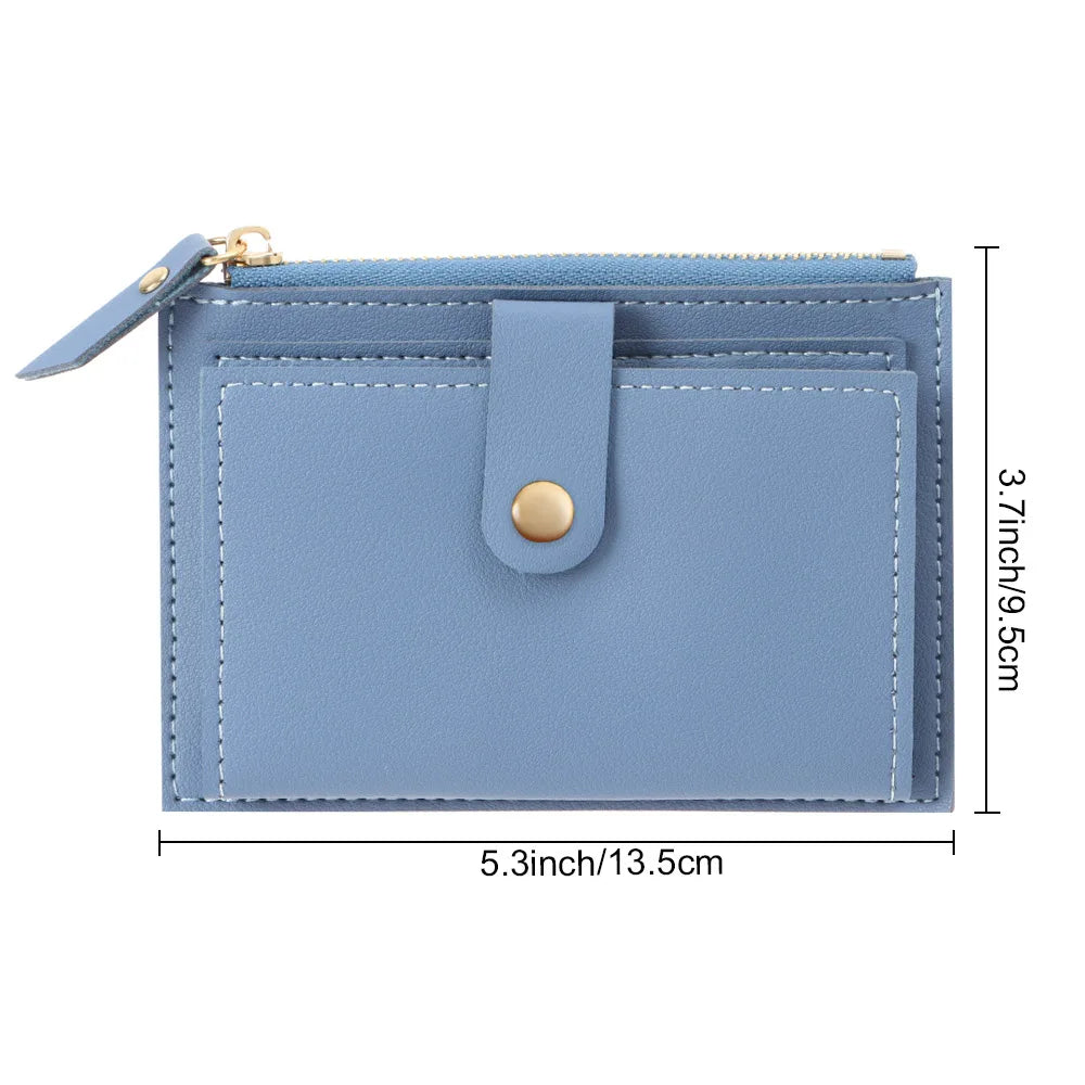 Cute Mini PU Leather Wallet – Coin Purse & Card Holder
