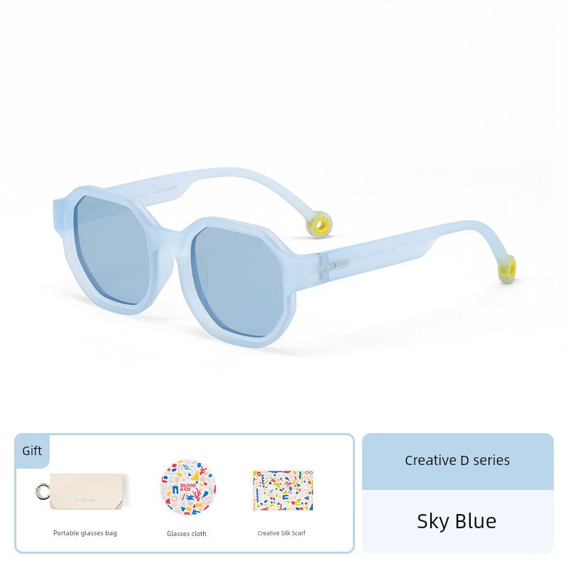 Olivioco Creative Parent-Child Eye Protection Men's and Women's Sunglasses