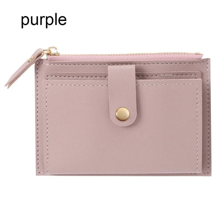 Cute Mini PU Leather Wallet – Coin Purse & Card Holder