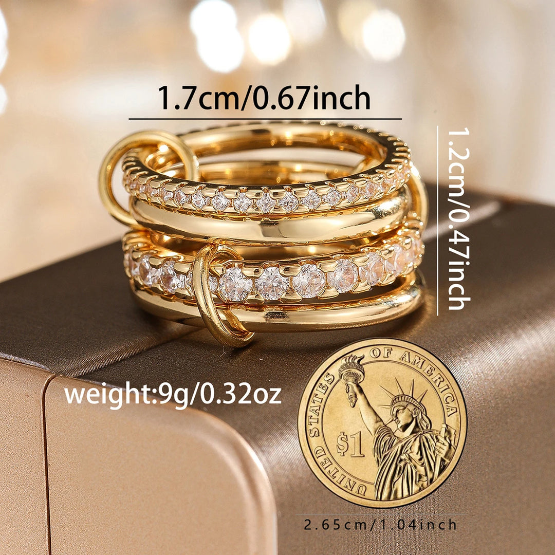 QuadraLink™ – Four-Ring Daily Wear Statement