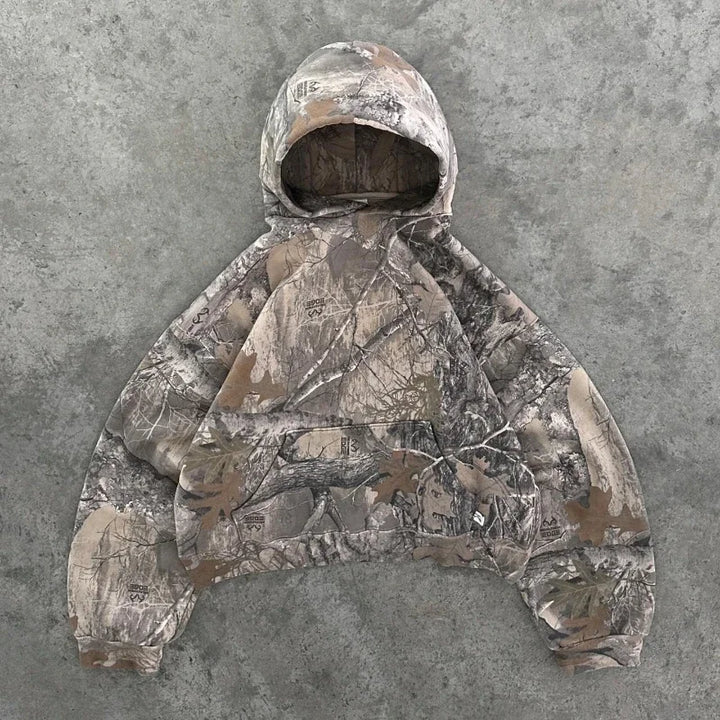 Retro zip up Hoodie