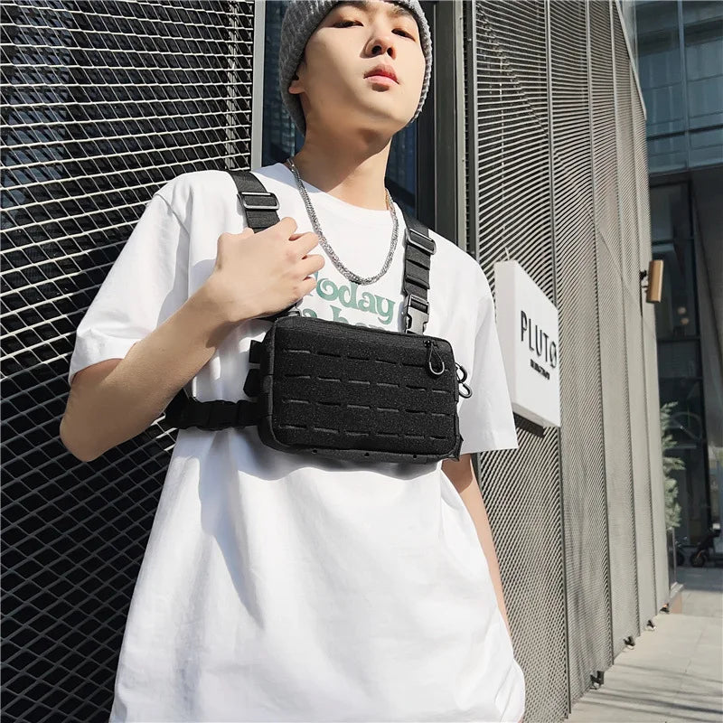 Outdoor Chest Rig – Functional Crossbody Waist Bag for Unisex Streetwear