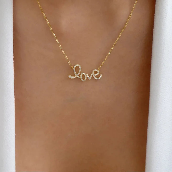 Gold Pendant Necklace Set – Trendy Boho Multi-Layer Crystal Jewelry for Women