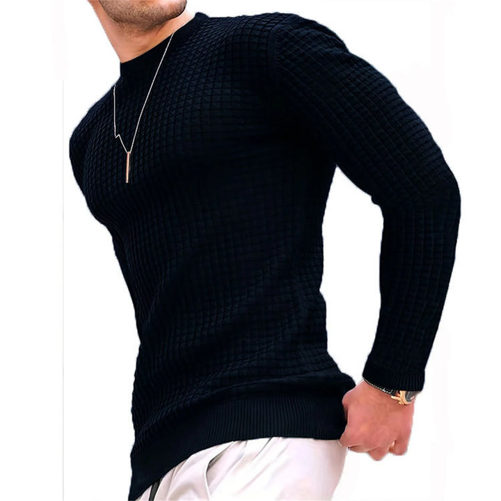 Men's Waffle Check Hoodie