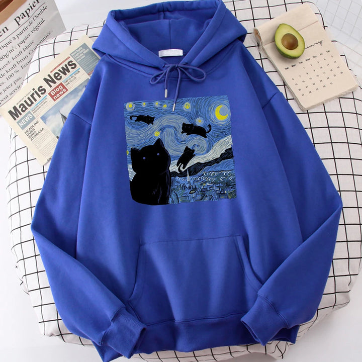 Starry Cat Hoodie