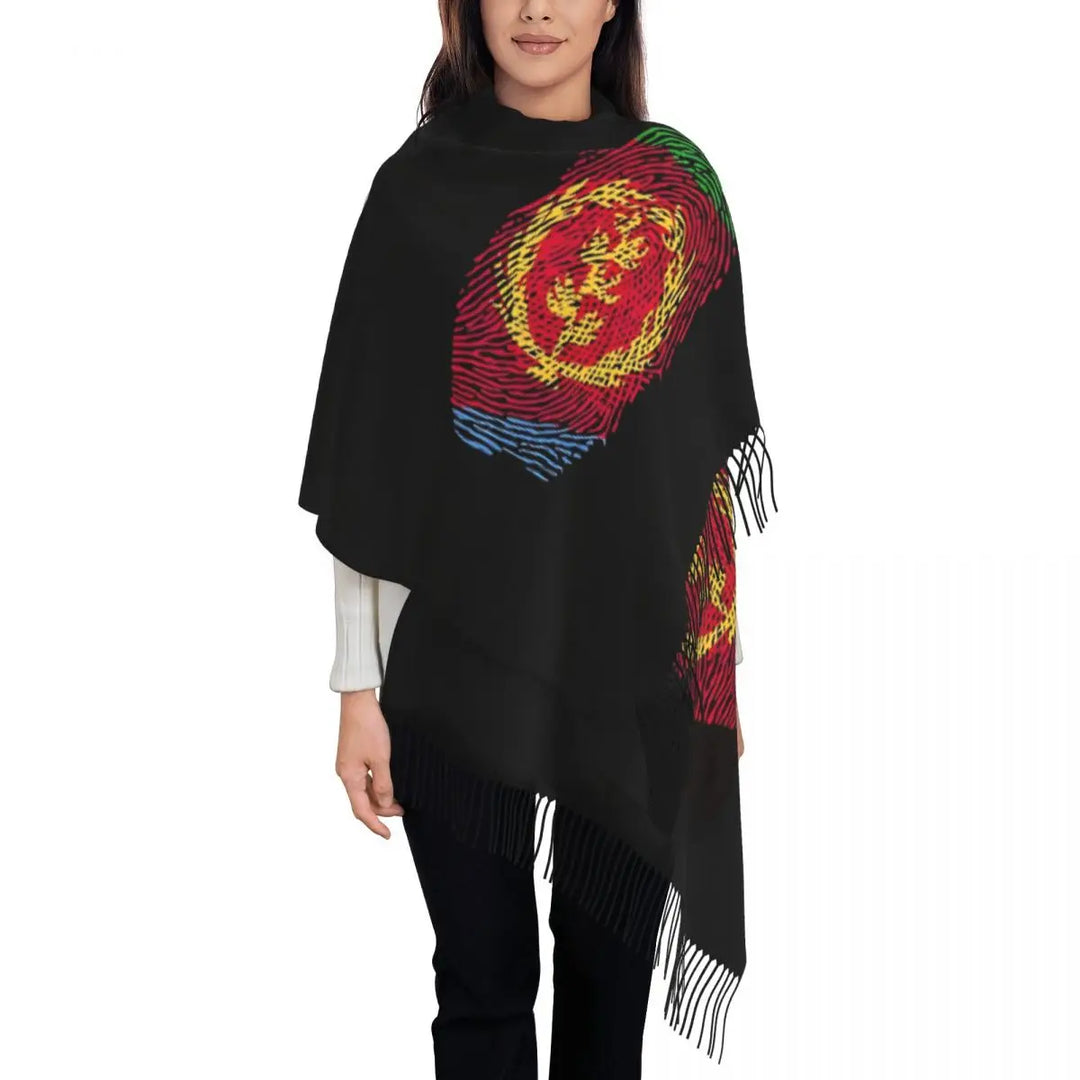 Eritrean Pride Scarf – Custom Bufanda & Holiday Wrap