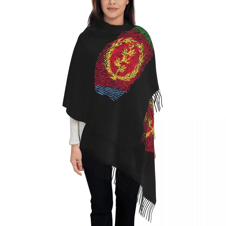 Eritrean Pride Scarf – Custom Bufanda & Holiday Wrap