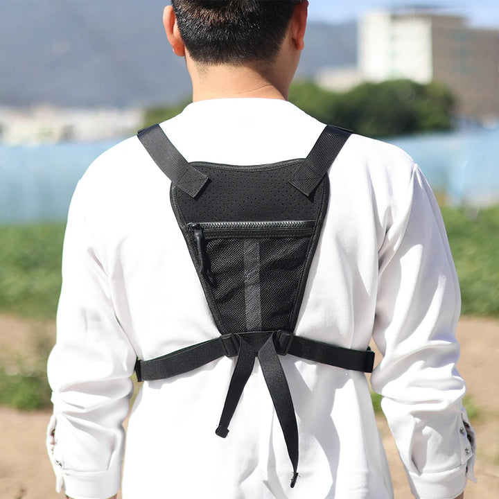 Outdoor Chest Bag – Adjustable Straps & Large Capacity for Cycling & Climbing