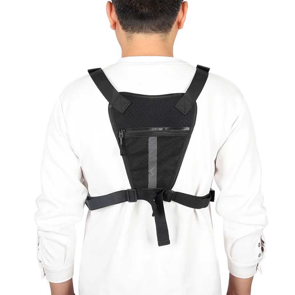 Outdoor Chest Bag – Adjustable Straps & Large Capacity for Cycling & Climbing