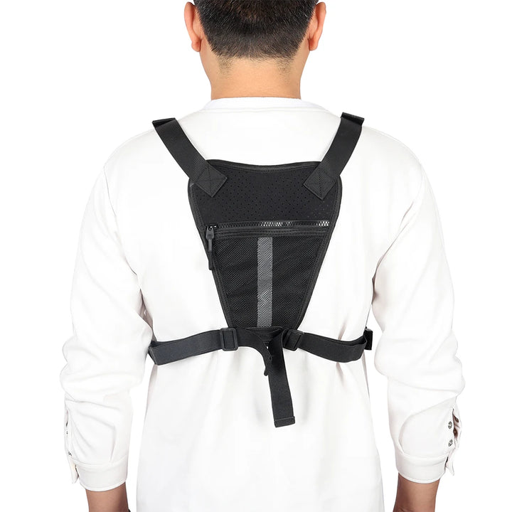 Outdoor Chest Bag – Adjustable Straps & Large Capacity for Cycling & Climbing