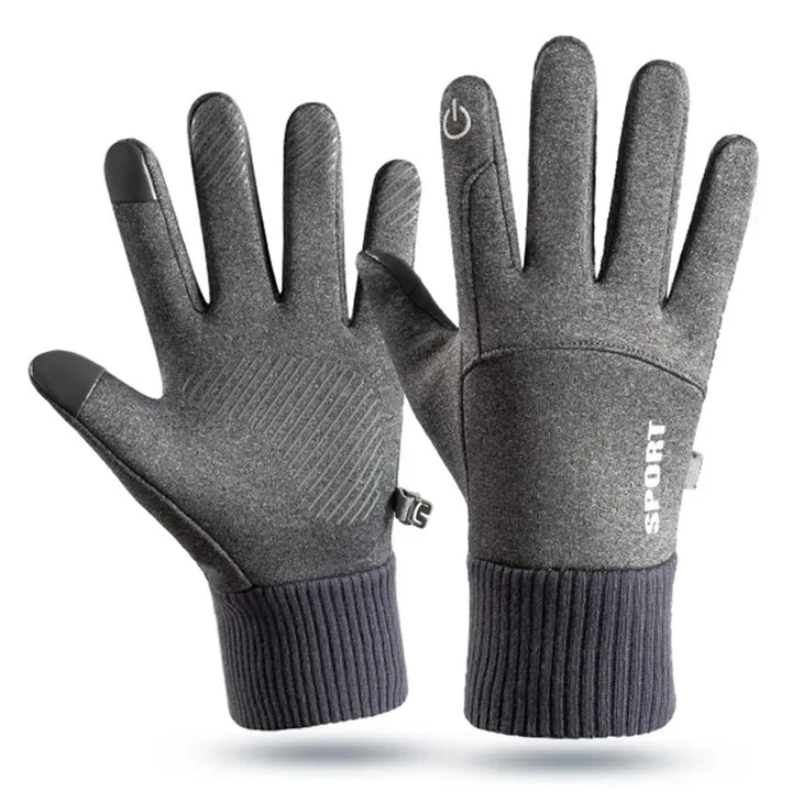 Gloves Waterproof Windproof Cold Resistant Warm Gloves Full finger gloves winter padded Touch Screen Outdoor Riding Gloves