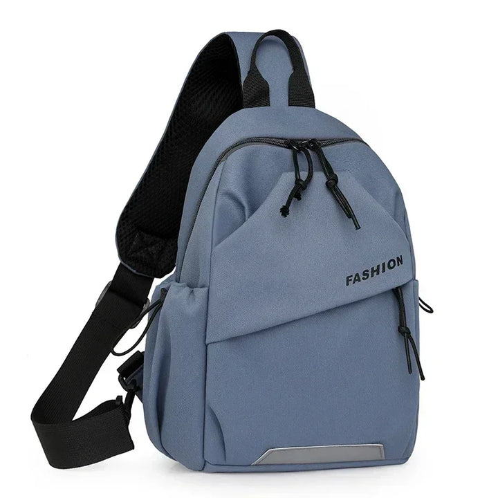 Unisex Stylish Nylon Crossbody Bag Fashionable Chest Pack Shoulder Bag for Everyday Use