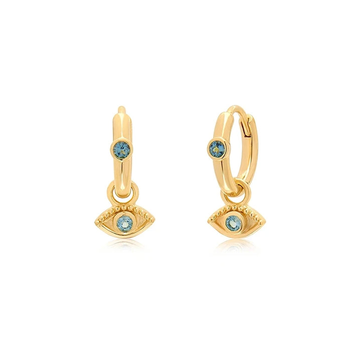 ZirconBloom™ – CANNER 18K Gold Plated Drop Earrings with Star Design