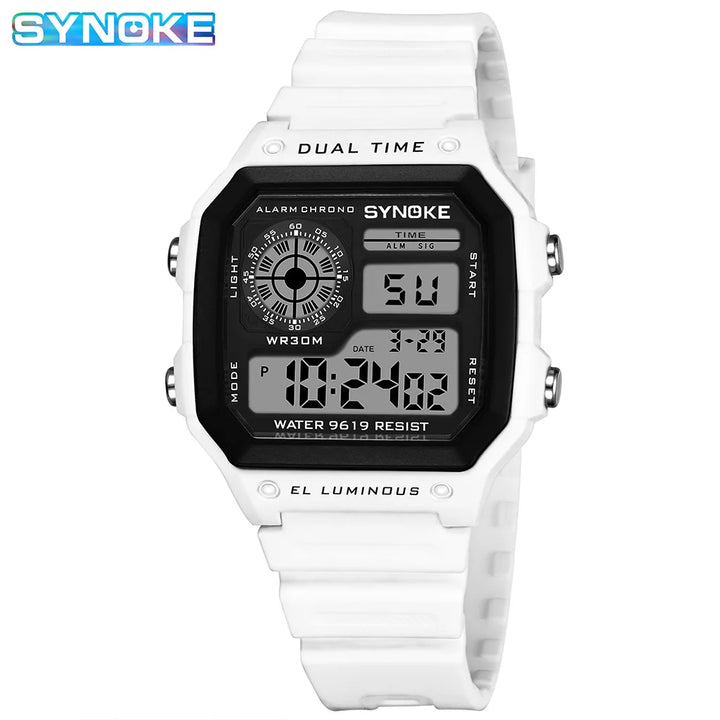 Synoke LED Watch – Waterproof Multifunction for Outdoor & Running