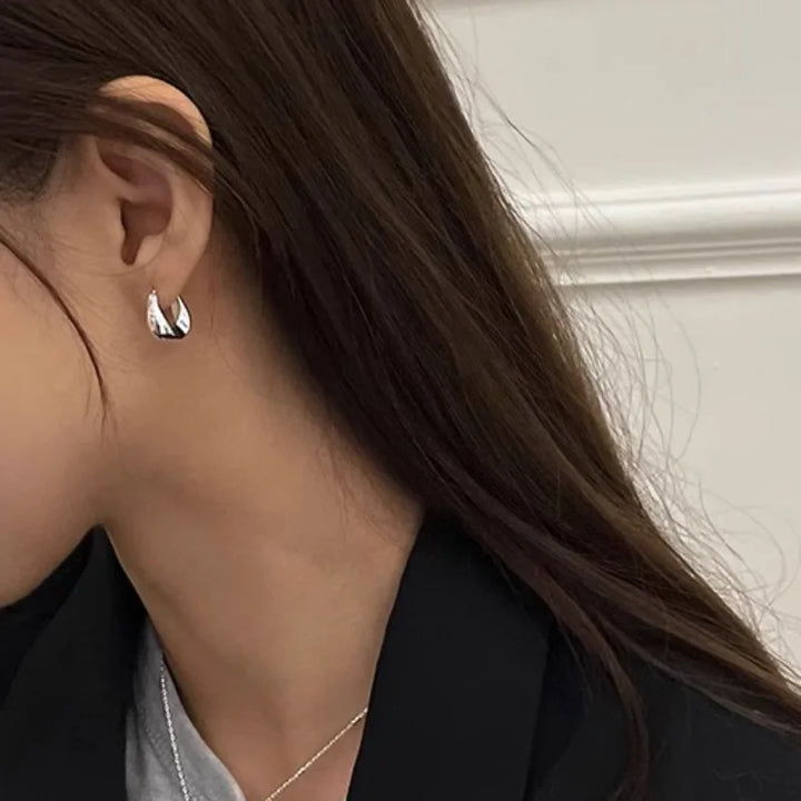VersaHoop™ – Sterling Silver Sweet Girl Hoop Earrings for Every Occasion